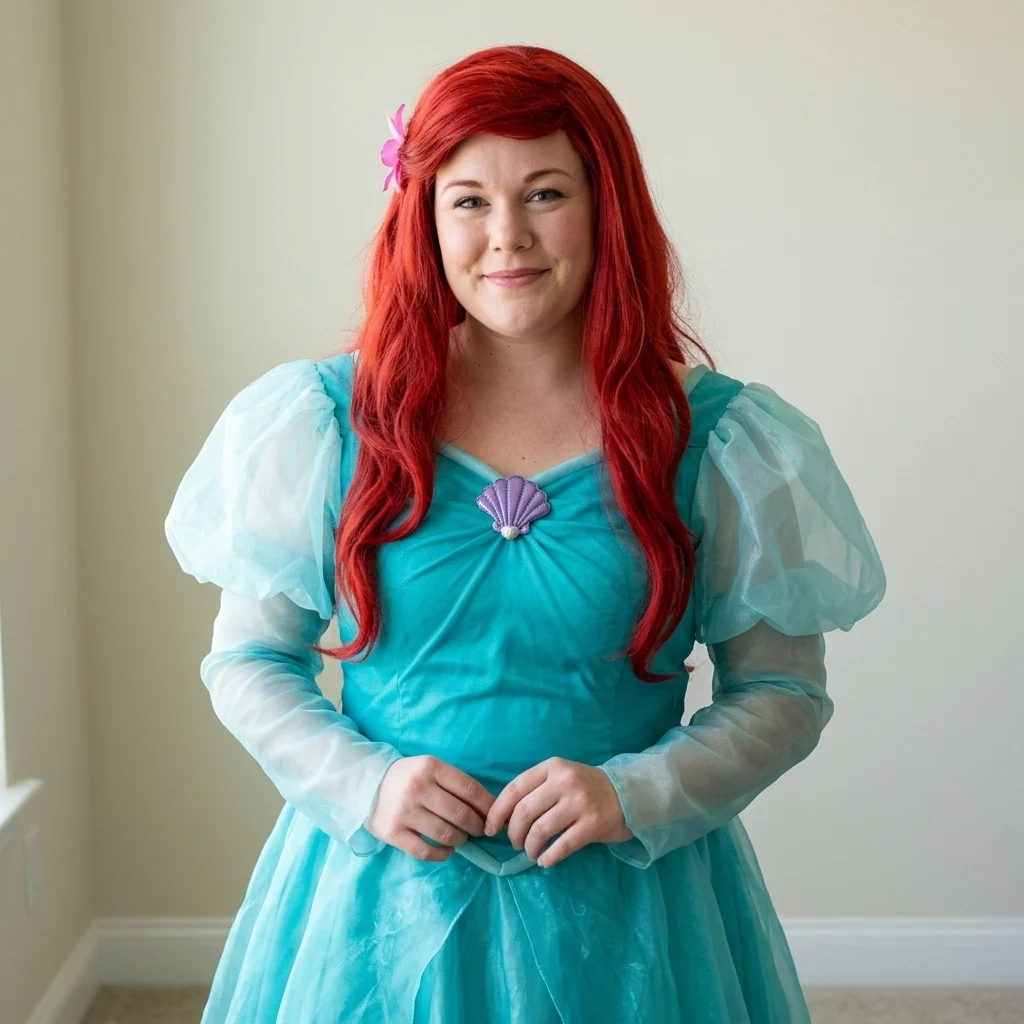 Little Mermaid — AI-generated costume illustration
