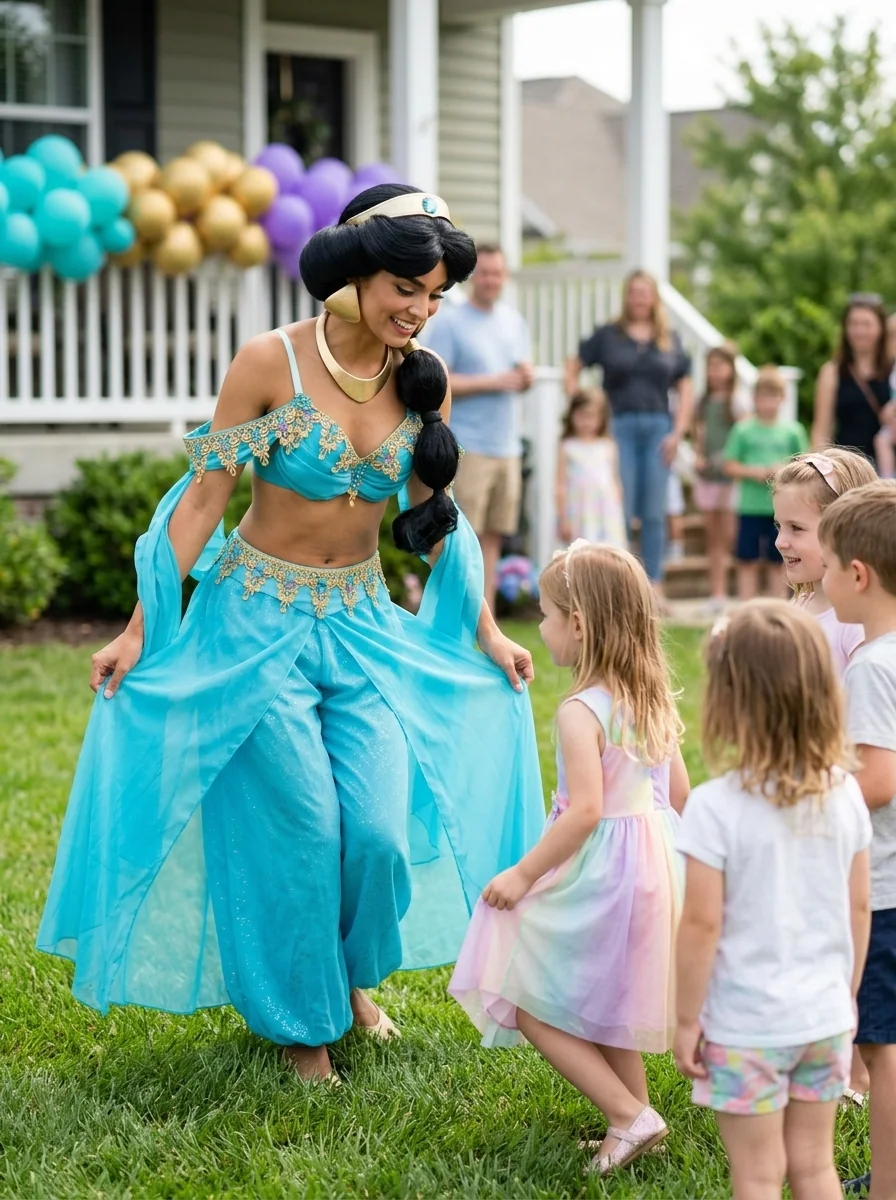 Arabian Princess — AI-generated costume illustration