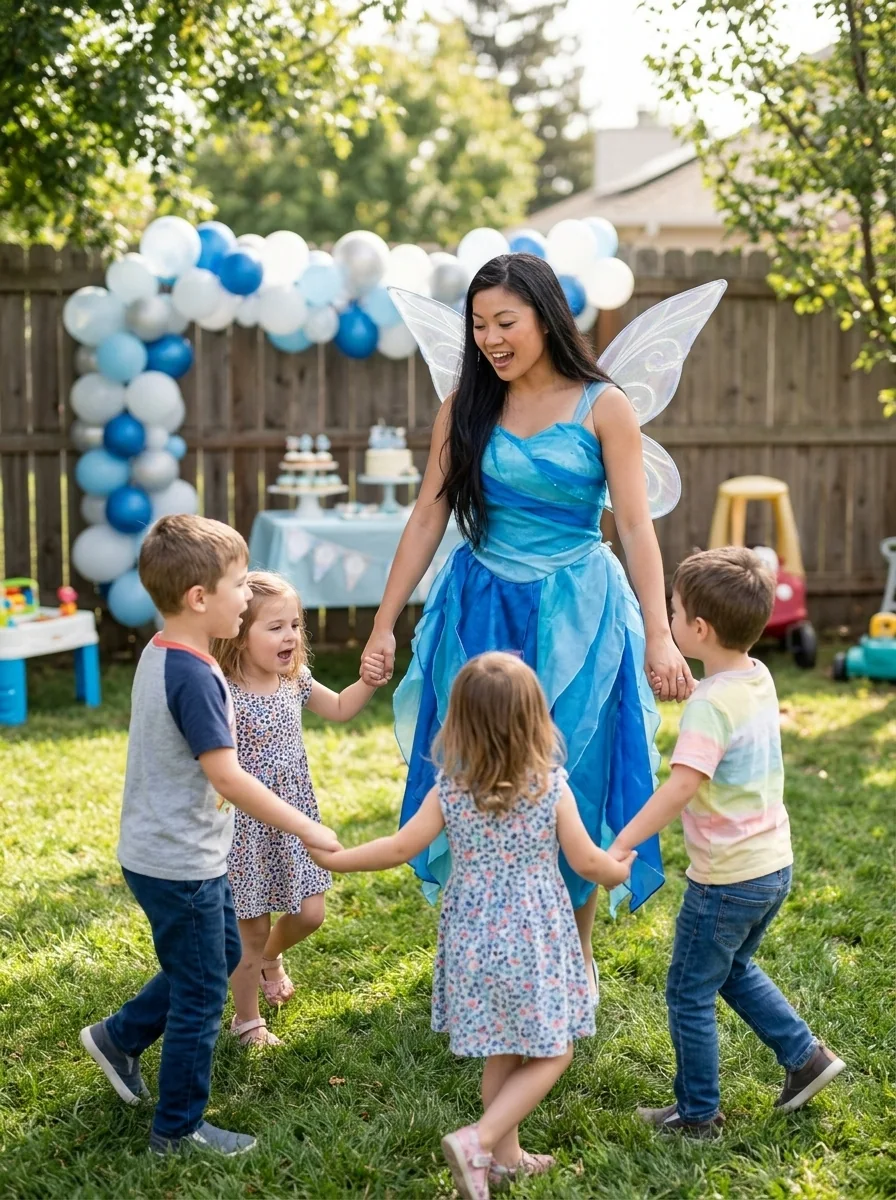 Blue Fairy — AI-generated costume illustration