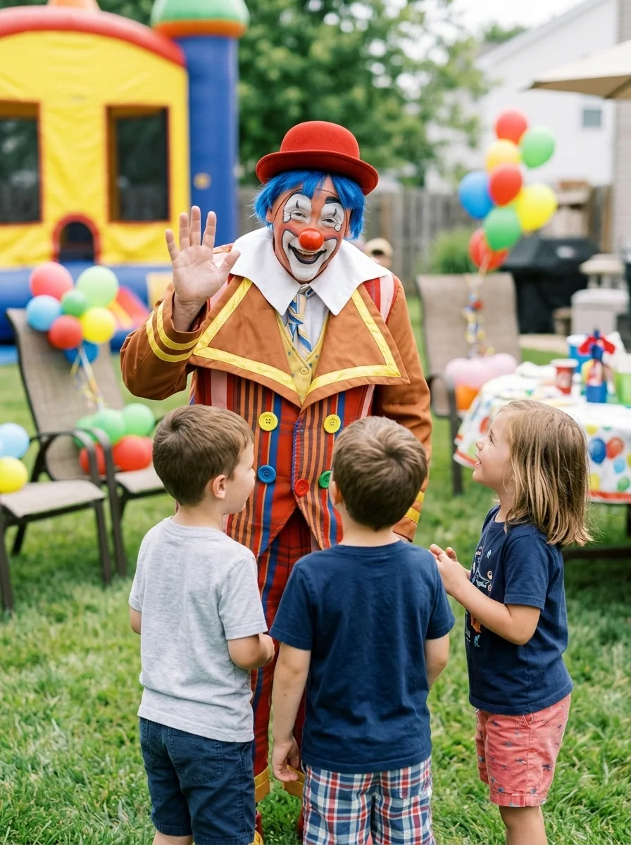 Clown — AI-generated costume illustration