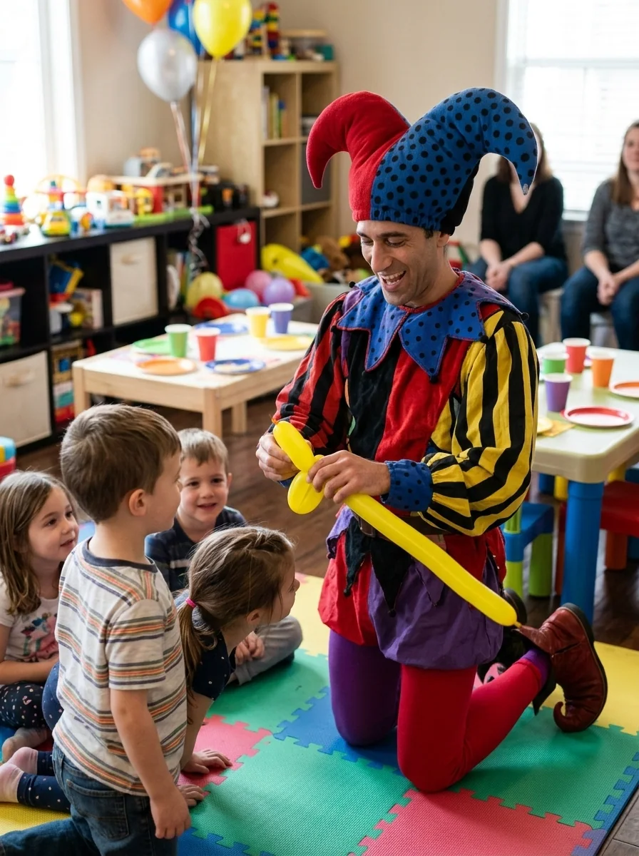Funny Jester — AI-generated costume illustration