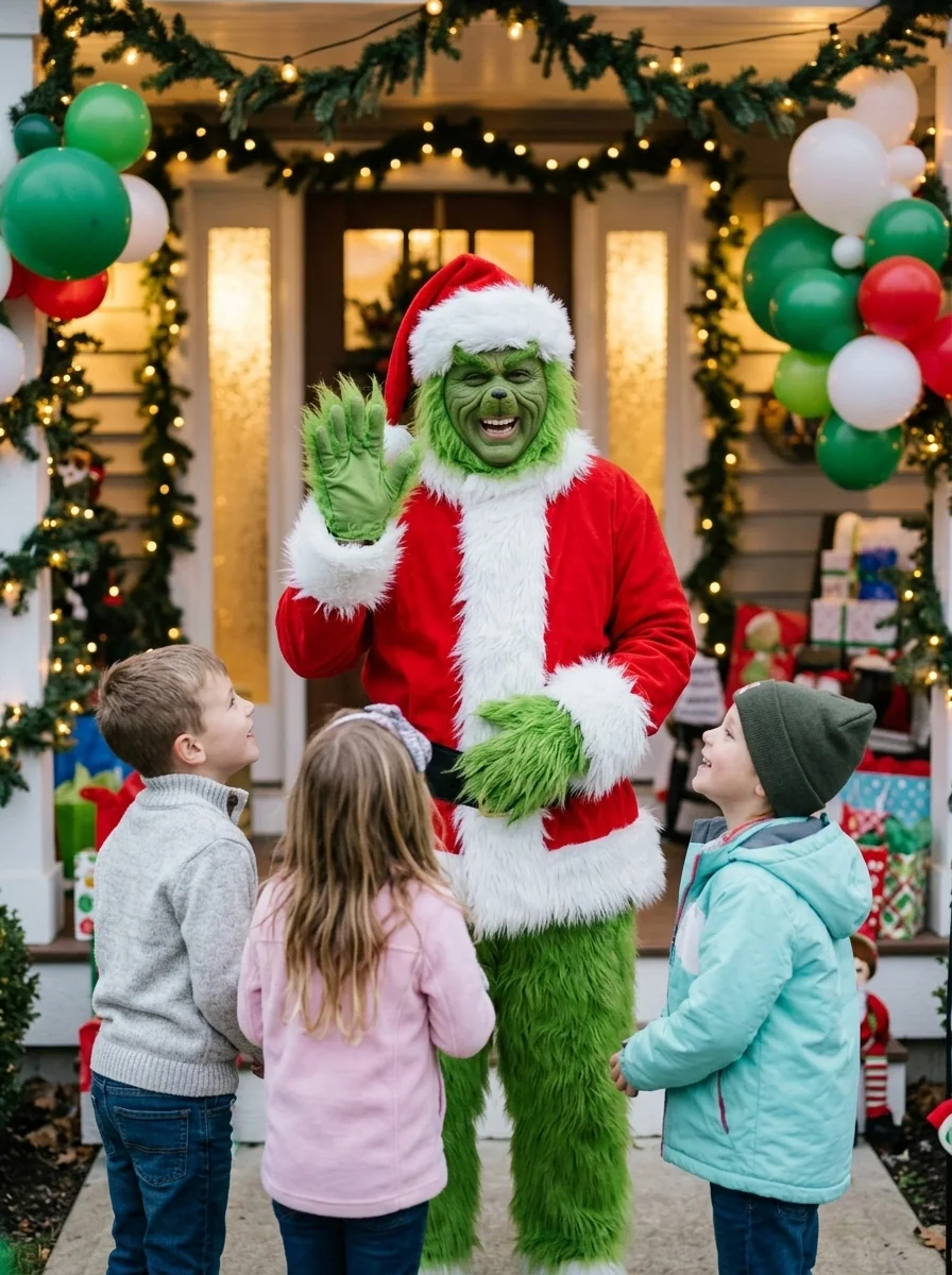 Grinch — AI-generated costume illustration