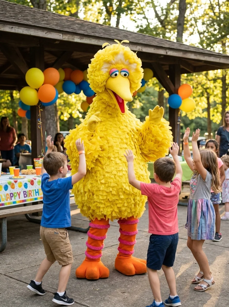 Big Bird — AI-generated costume illustration