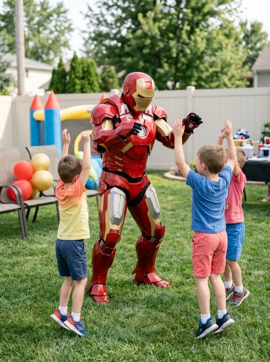 Iron Guy — AI-generated costume illustration