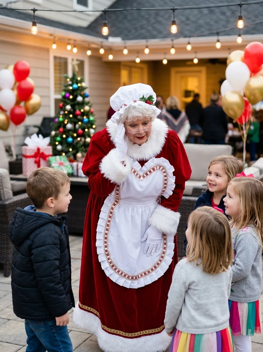 Mrs Claus — AI-generated costume illustration