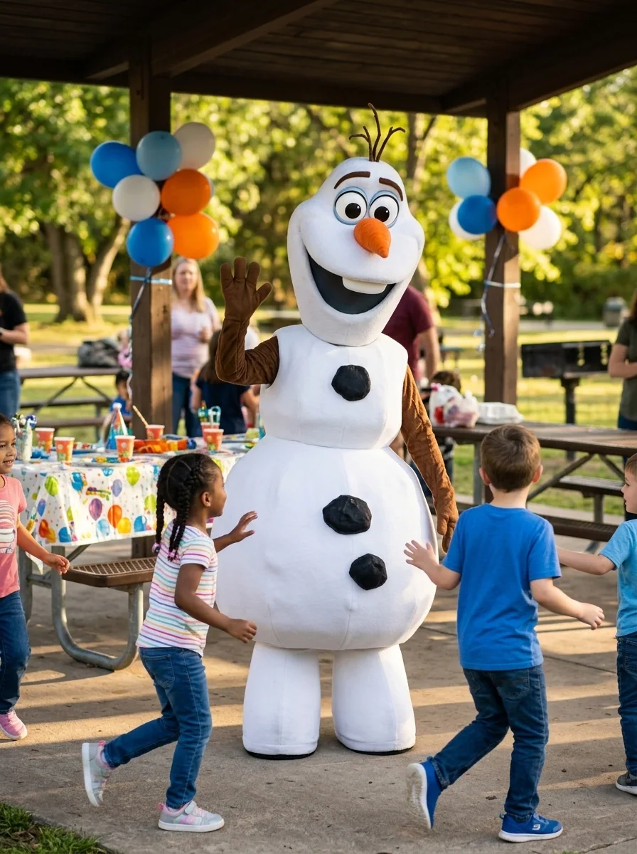 Snowman — AI-generated costume illustration