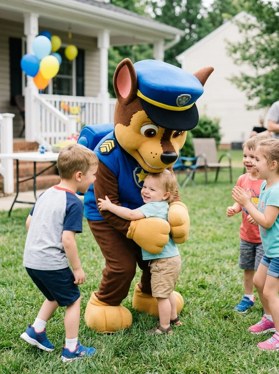 Police Puppy — AI-generated costume illustration