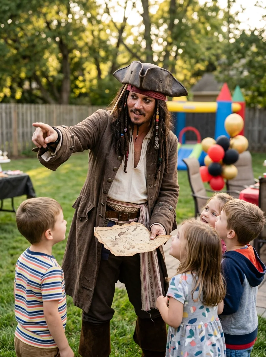 Pirate Sparrow — AI-generated costume illustration