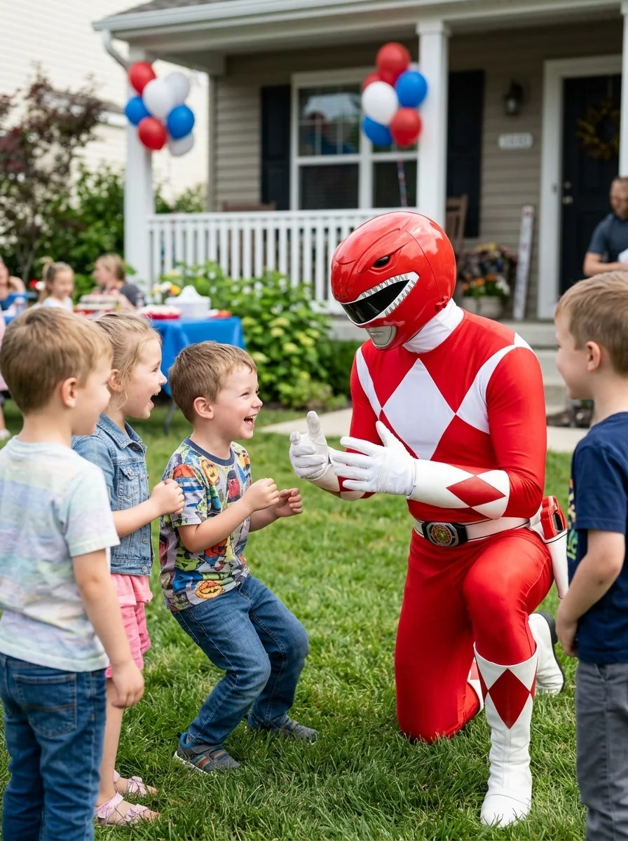 Power Rangers Heroes — AI-generated costume illustration