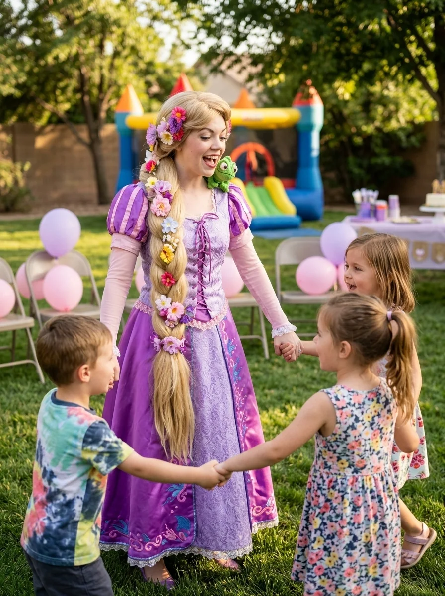 Princess Rapunzel — AI-generated costume illustration