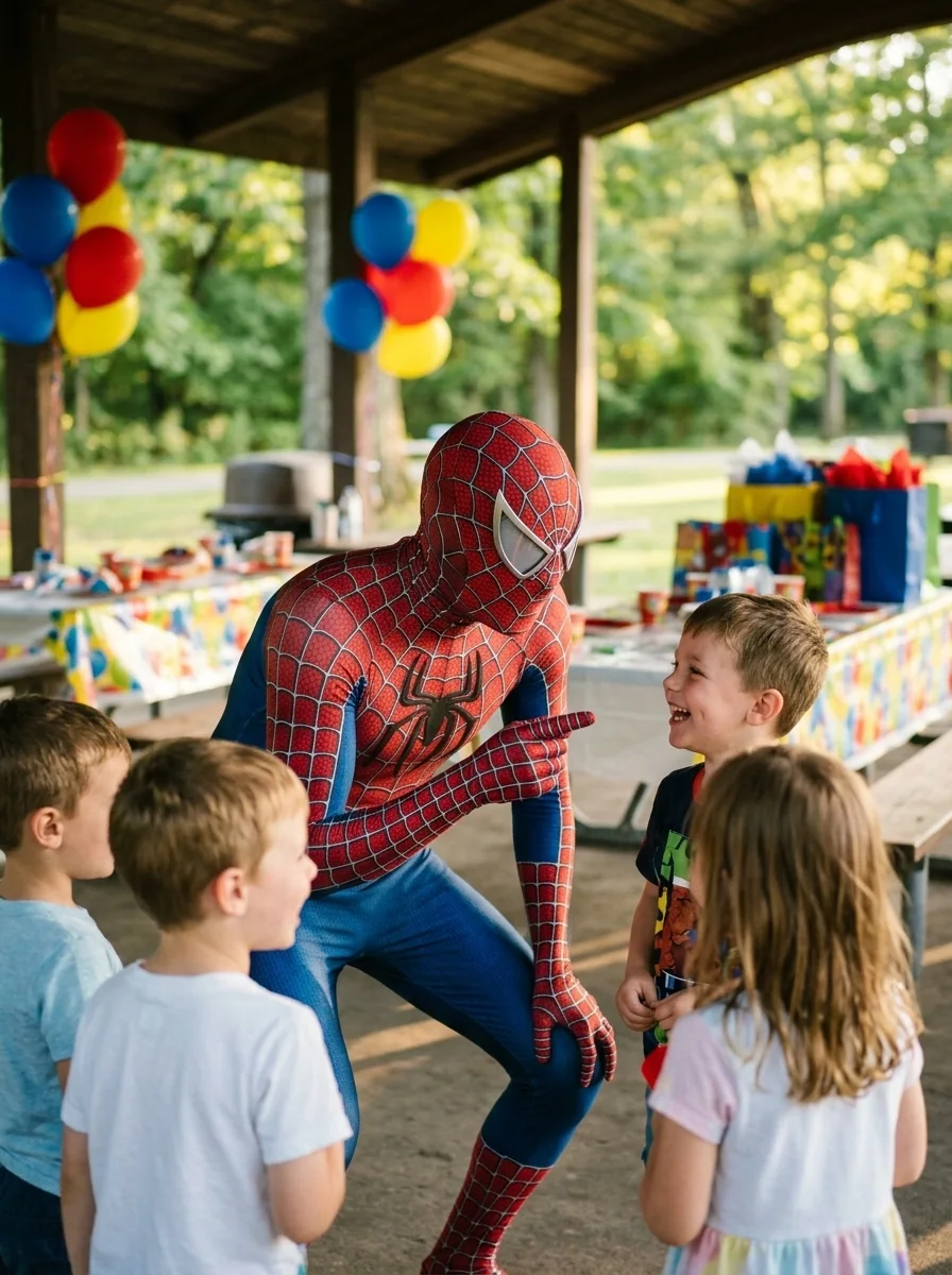 Spider Character — AI-generated costume illustration