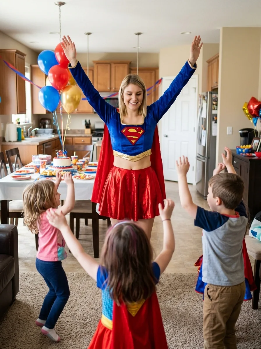 Super women — AI-generated costume illustration