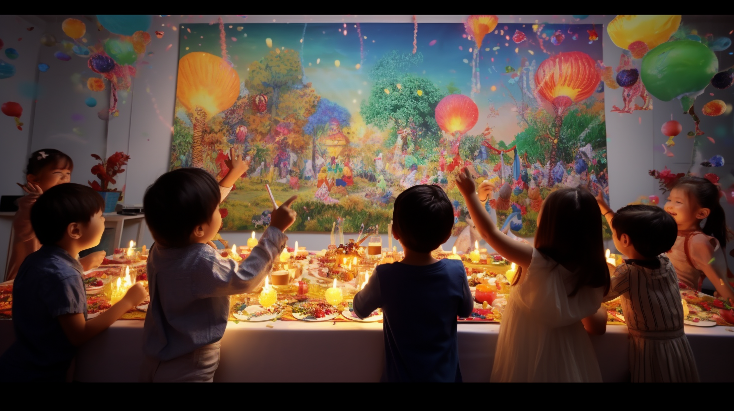art themed birthday party