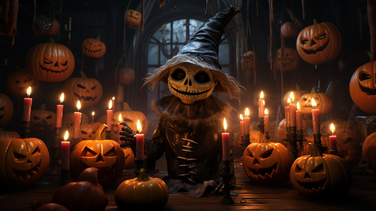 happy birthday halloween theme